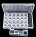 COOLOOdirect 28 Grids Diamond Embroidery Box Diamond Painting Accessory Storage Box for DIY Art Craft 6.9'' X 4.3''