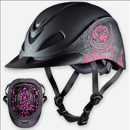 Troxel Rebel Helmet, Pink Rose, Medium