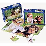 Dozen Dog Puppy Theme Mini Jigsaw Puzzles by US Toy