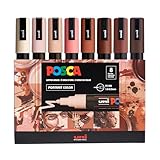 Posca Markers Set, 8 Medium Paint Markers 5M