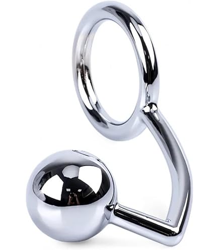 Amazon.com: Anal Plug & Cock Penis Ring, Dual Ball Anal Hitch Cock Ring Butt  Plug Metal Steel Rope Bondage Fetish Hook (Ring Diameters: 1.5 inches) :  Health & Household