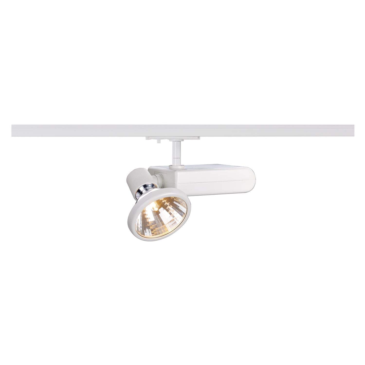 SLV 1-Phase System spot Puri/Spotlight, LED spot, Ceiling Spotlight, Ceiling Light, Track System, Interior Lighting / GU6 35W White
