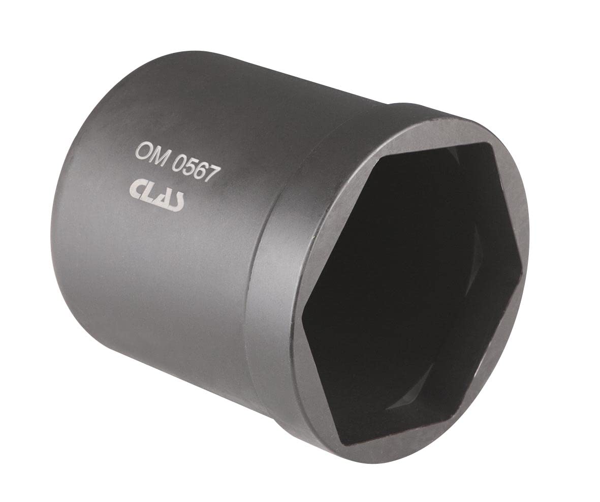 CLAS Equipements Om 0567 6-Sided Impact Socket 1 Inch Diameter 77 mm
