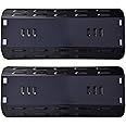 Votenli Heizplatten-Set (2er) Für Dyna-Glo Gasgrill – Porzellan-Stahl, 37,8 X 16,5 Cm
