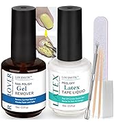 LOUINSTIC Nail Polish Gel Remover - Easy Gel Polish Remover in 3-5 Minutes, Gel Nail Remover with...