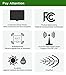 HDTV Antenna - Digital HD TV Antenna 60-90Miles Range Compatible 4K 1080P Free TV Channels Powerful Detachable Amplifier Signal Booster,Longer Coax Cable
