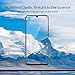 [2-Pack] Tempered Glass Screen Protector for Huawei P30, Huawei P30 LITE, Anti-Scratch, Anti-Fingerprints, Bubble Free (Black)