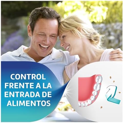 Sin Sabor Crema Fijadora Prótesis Dentales, Fijación Fuerte, 2 x 70 g