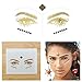Tattify Face Jewels, Earth Tribal (Set of 1) Self-Adhesive and Easy To Stick On Eye Gems and Rocks, Long Lasting and Waterproof
