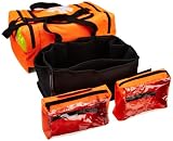 Primacare KB-4135-O First Responder Bag, 21" Length x 12" Width x 9" Height, Orange