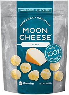 Moon CheeseCrunchy Gouda Snack Gluten-Free 100% Natural Protein Calcium 00502