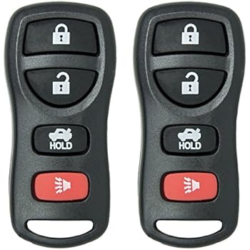 Keyless2Go Keyless Entry Car Key Fob Replacement for Nissan Infiniti KBRASTU15 CWTWB1U733-2 PACK