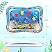 Tummy Time Water Mat, Perfect Inflatable Water Play Mat for Infant Early Development Activity | Splashing Water Play Mat - Promotes Visual Stimulation and Physical Coordination For 3-9 Months Babies