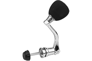 Tbest Fishing Spinning Reel Handle Metal Rocker Arm Reel Replacement Power Handle Grip
