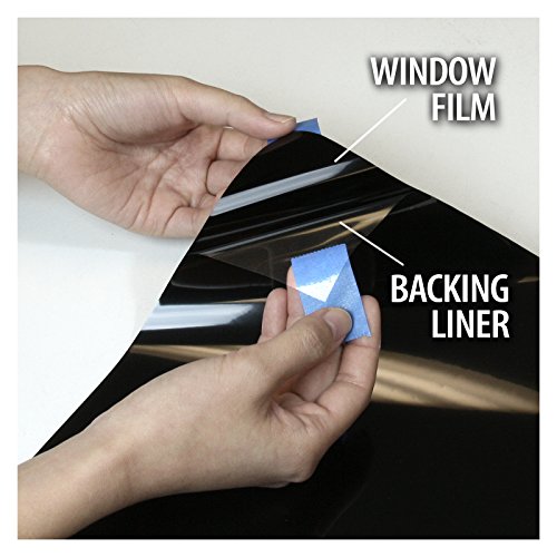 BDF 1BKOT Window Film Blackout Non Adhesive Static Cling - 36in X 100ft - Thumbnail 4