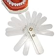 Dental Leaf Gauge High Quality Occlusal Measurement Ruler Tools Autoclavable Numbered 56 Pieces 0.1mm Thickness