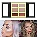 6 Color Highlighter Palette Shimmer and Matte Waterproof Durable Highlighter Powder Makeup Palette By Pretty Comy