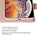Arae Wallet Case for iPhone Xs Max PU Leather flip case Cover [Stand Feature] with Wrist Strap and [4-Slots] ID&Credit Cards Pocket for iPhone Xs Max 6.5 inch - Rose Gold