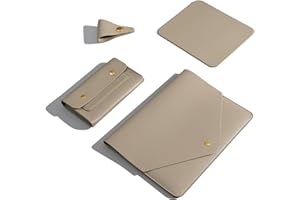 Benfan Laptop Sleeve for 2024 13 Inch MacBook Air M3, 13 Inch MacBook Pro M2, Surface Pro 3 4 5 6 7, Dell XPS 13 Inch with Sm