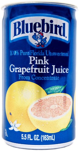 Bluebird Pink Grapefruit Juice Ounce Cans Pack 24 Desertcart