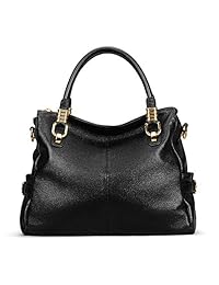 Kattee Cartera bandolera estilo urbano de cuero para mujer