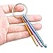 Valar Dohaeris 2 Pieces Mini Keychain Aluminum Crochet Hooks Knitting Needles Tool (3mm,4mm,5mm)