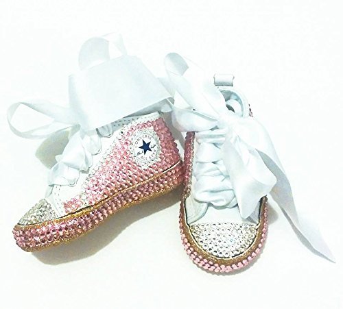 pink converse crib shoes