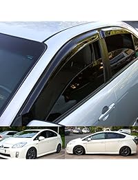 tuningpros wd 659 Tinted humo out channel ventana visera Deflector Lluvia Guardia 4 pc Set