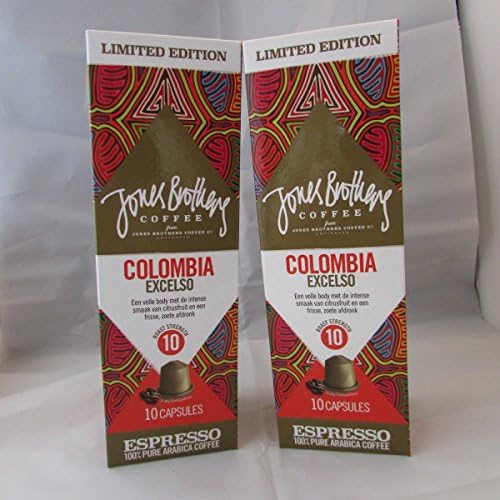 20 Dutch Nespresso Style Coffee Pods Bundle -Colombia - Limited Edition Jones Brothers