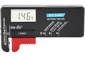 Universal Battery Capacity Voltage Tester Digital LCD AA/AAA/C/D/9V/1.5V Button Cell Battery Volt Tester Battery Checker Test