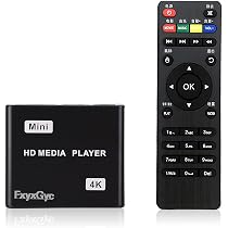 Lecteur Multimédia Mini HDMI 1080P - Support USB 8To Et Carte SD Avec Télécommande