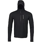 Eberlestock Lochsa Merino 1/4 Zip Hoody, Inclement Weather Base Layer, 300 GSM