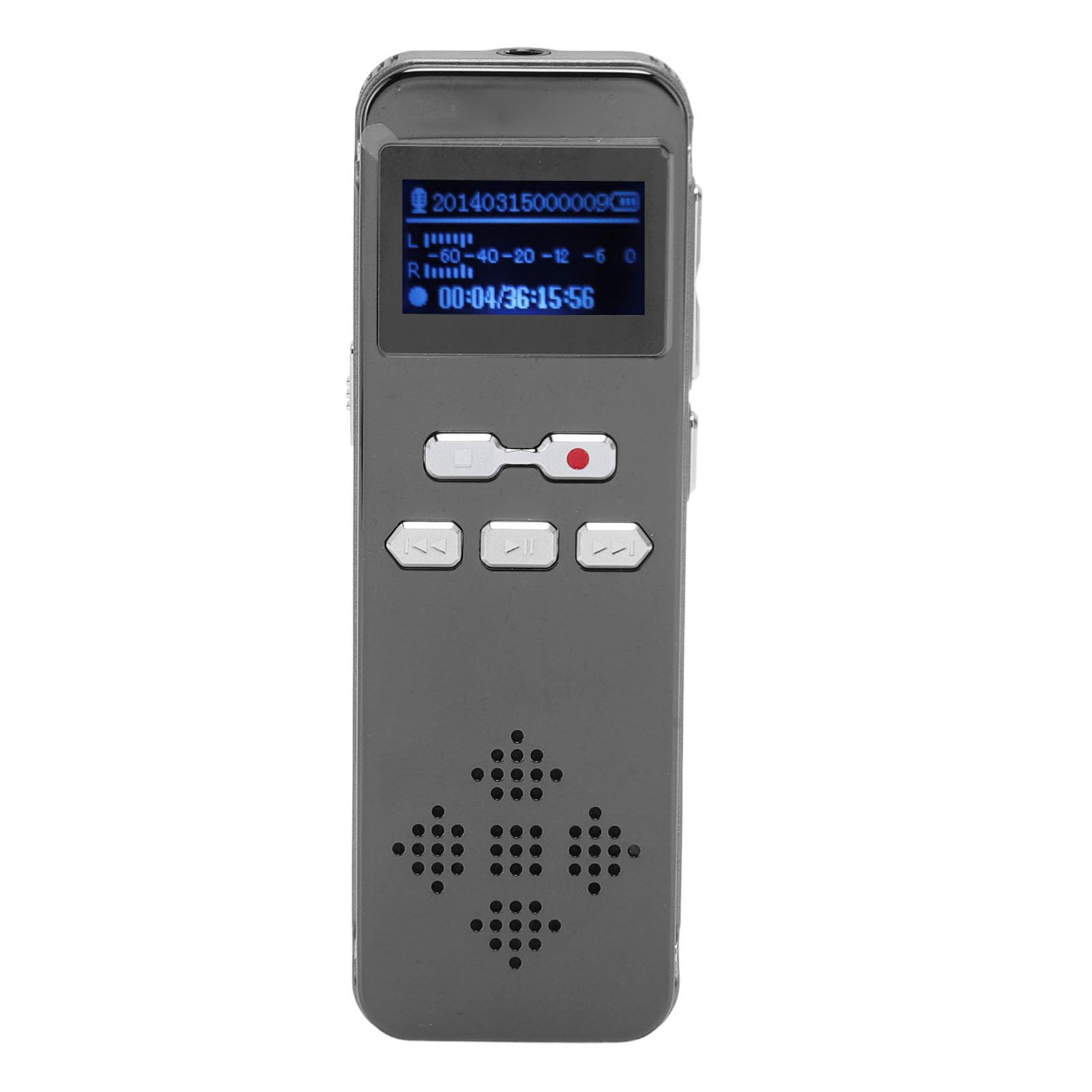Digital Voice Recorder, Voice Recorder Witn Noise Reduction, Dual Microphone, One Touch Recording, Password MP3, Audio Recording Device for Meetings Classes Lecture Interview (16G)