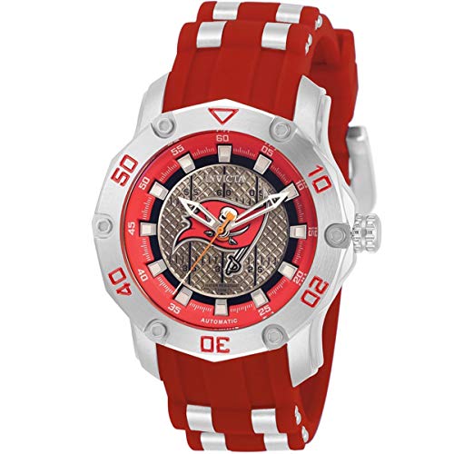Invicta-NFL-Tampa-Bay-Buccaneers-Automatic-Grey-Dial-Ladies-Watch-32899