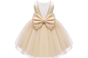 JUP'ELLE Baby Girl Dresses Ruffle Lace Pageant Party Wedding Flower Girl Dress