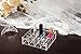 Clear Jewelry and Accessories Tray with Hinged Lid,12 Grids Choice Fun