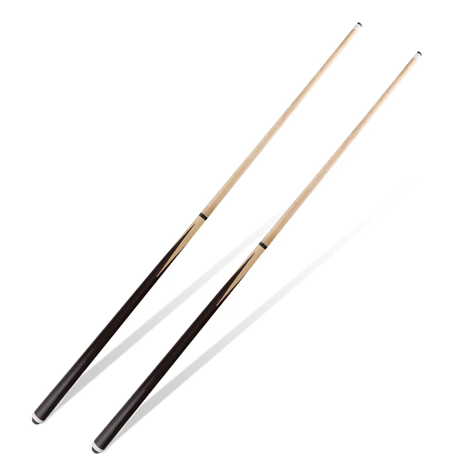 Photo 1 of JEPNJPU 20 OZ Pool Cue Sticks for Adults 36inch 42inch 48inch 58inch Set of 2 or 4,Billiard Cue Sticks with 13mm Leather Tip for Kids or Beginners 2-Piece?14/16/18 19 OZ 20 OZ