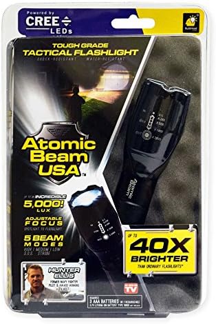Atomic Beam USA Tough Grade Tactical Flashlight As Seen On TV (Single)