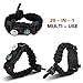 Meetrip 20 in 1 Adjustable Paracord Survival Bracelet, Tactical Survival Gear Kit with SOS LED Light, Emergency Knife, Whistle, Compass, Fire Starter for Camping, Climbing - 3 PACK