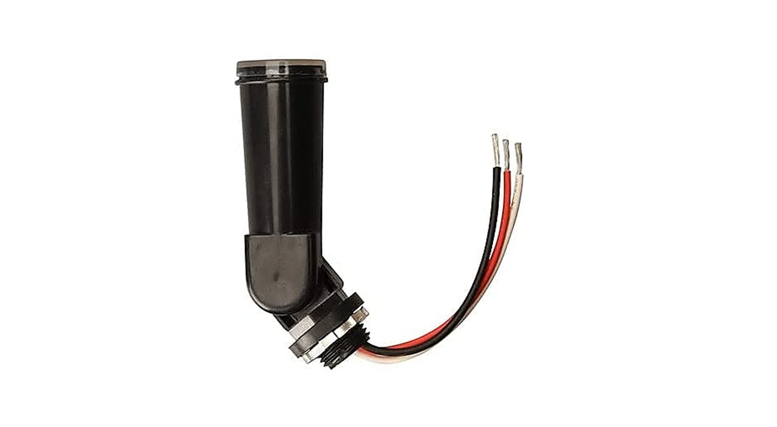 Photo 1 of Woods 59413 59413WD Outdoor Conduit Lighting Control With Photocell and Swivel Mount (Hardwired; Black); 1 Count (Pack of 1)