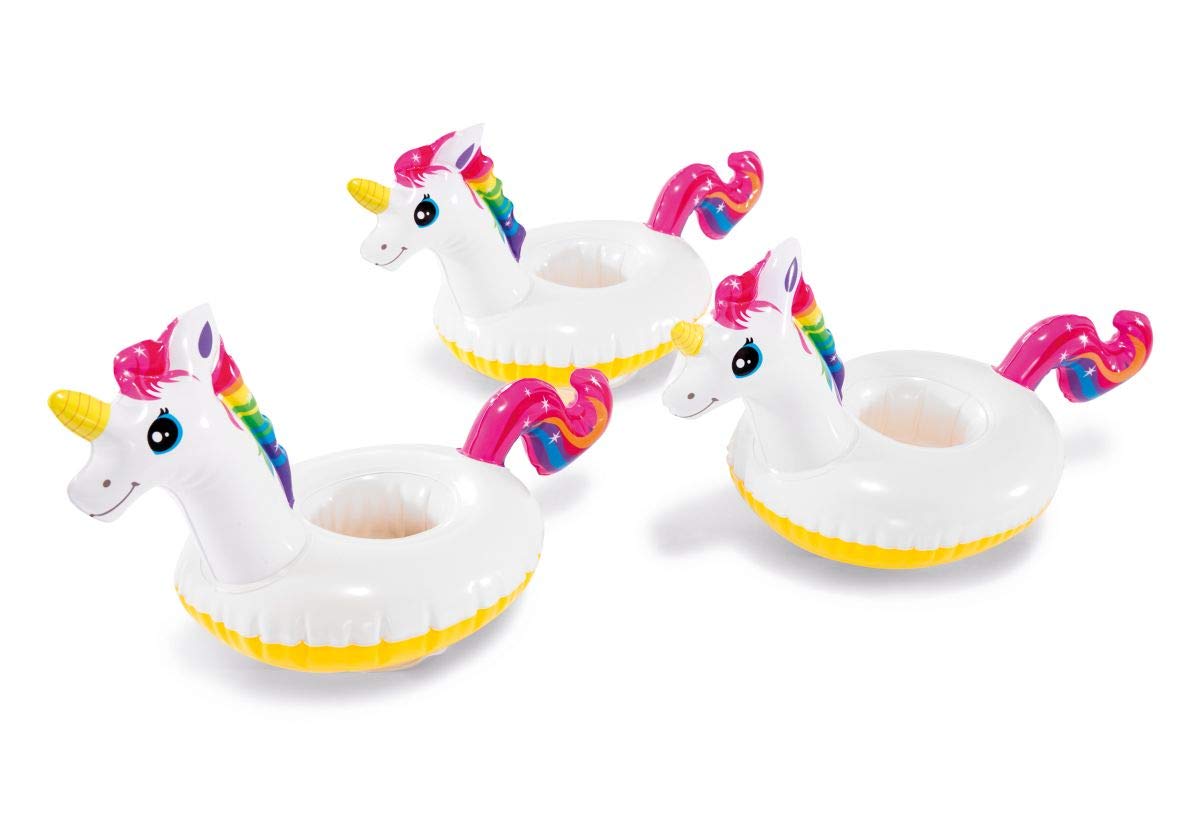 Intex 57506NP – Set of 3 Unicorn Coasters, 12 x 20 cm