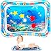 Tummy Time Water Mat, Perfect Inflatable Water Play Mat for Infant Early Development Activity | Splashing Water Play Mat - Promotes Visual Stimulation and Physical Coordination For 3-9 Months Babies