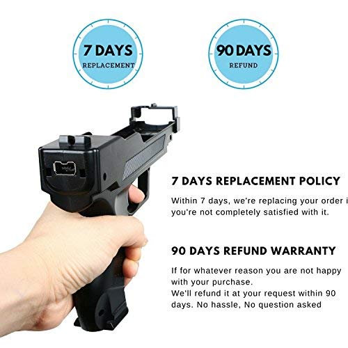 Wii Motion Plus Gun for Nintendo Wii Controller + Wii Shooting Games
