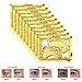 24k Gold Eye Pads-30 Pairs Collagen Eye Mask Powder Crystal Gel For Anti-Aging & Moisturizing Reducing Dark Circles, Puffiness, Wrinkles by INSANY