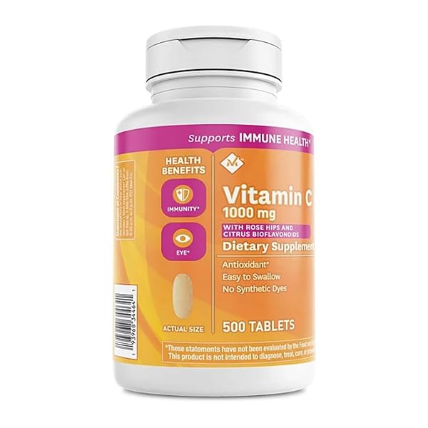 MEMBER’S MARK VITAMIN C 1000 MG WITH ROSEHIPS AND CITRUS BIOFLAVONOIDS (500 CT.)