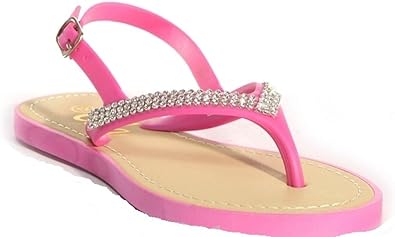 jewelled flip flop sandals