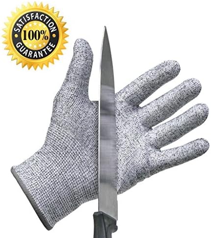 Cut Resistant Gloves Kitchen Gloves Protective Work Gloves - High Performance Professional Glove for Work or Home, Food Grade Level 5 Protection for Your Hands Safety