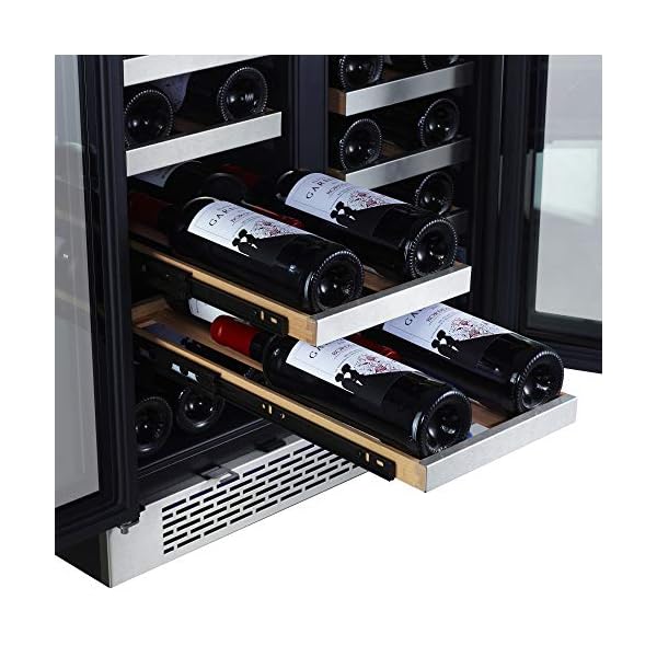 Avallon-AWC241FD-42-Bottle-24-Dual-Zone-French-Door-Built-In-Wine-Cooler