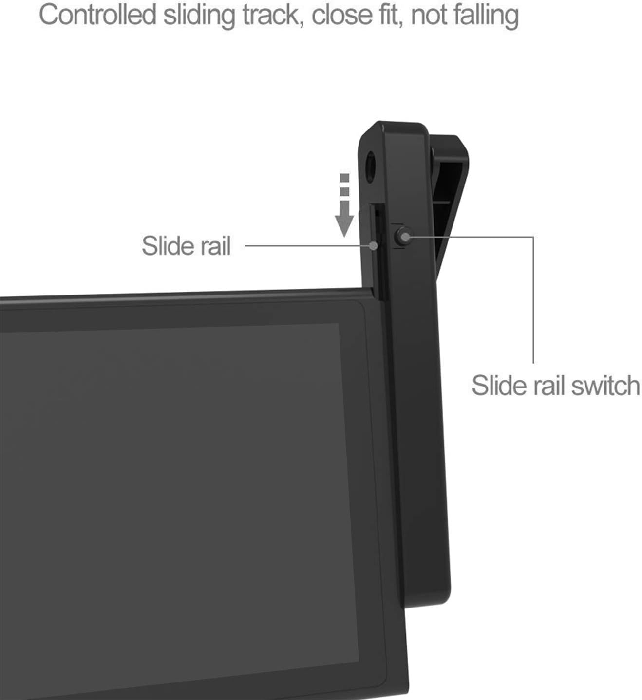 Stand for Nintendo Switch, 2-in-1 Mount holder for Car, Portable and Adjustable Desk Holder for Nintendo Switch: Electronics