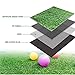 PZG Premium Artificial Grass Patch w/ Drainage Holes & Rubber Backing | 4-Tone Realistic Synthetic Grass Mat | 1.6-inch Blade Height | Lead-Free Fake Grass for Dogs or Outdoor Decor | Size: 24